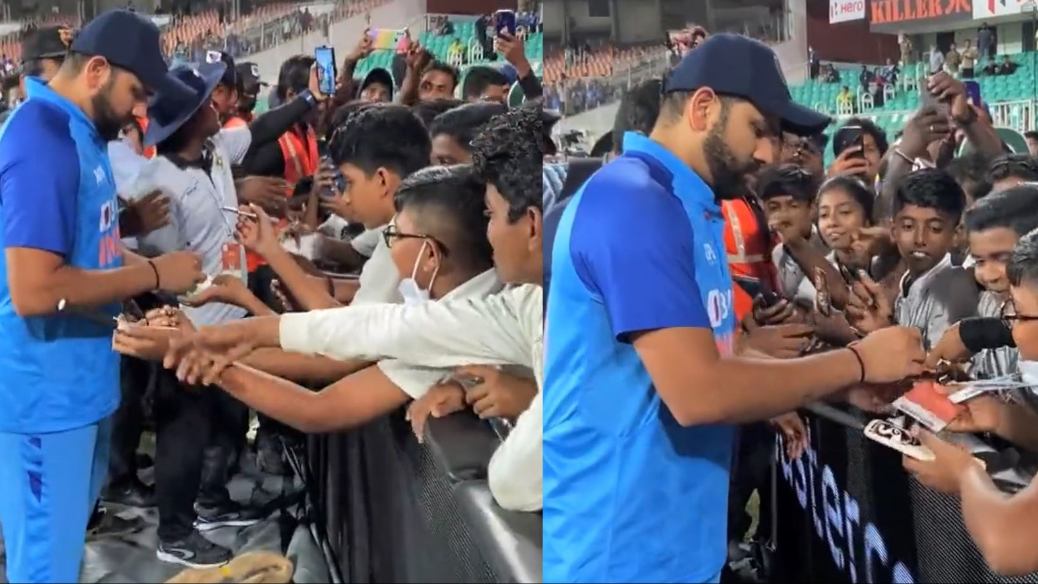 IND V SA 2022: WATCH- Rohit Sharma signs autographs for young fans after India’s win in 1st T20I