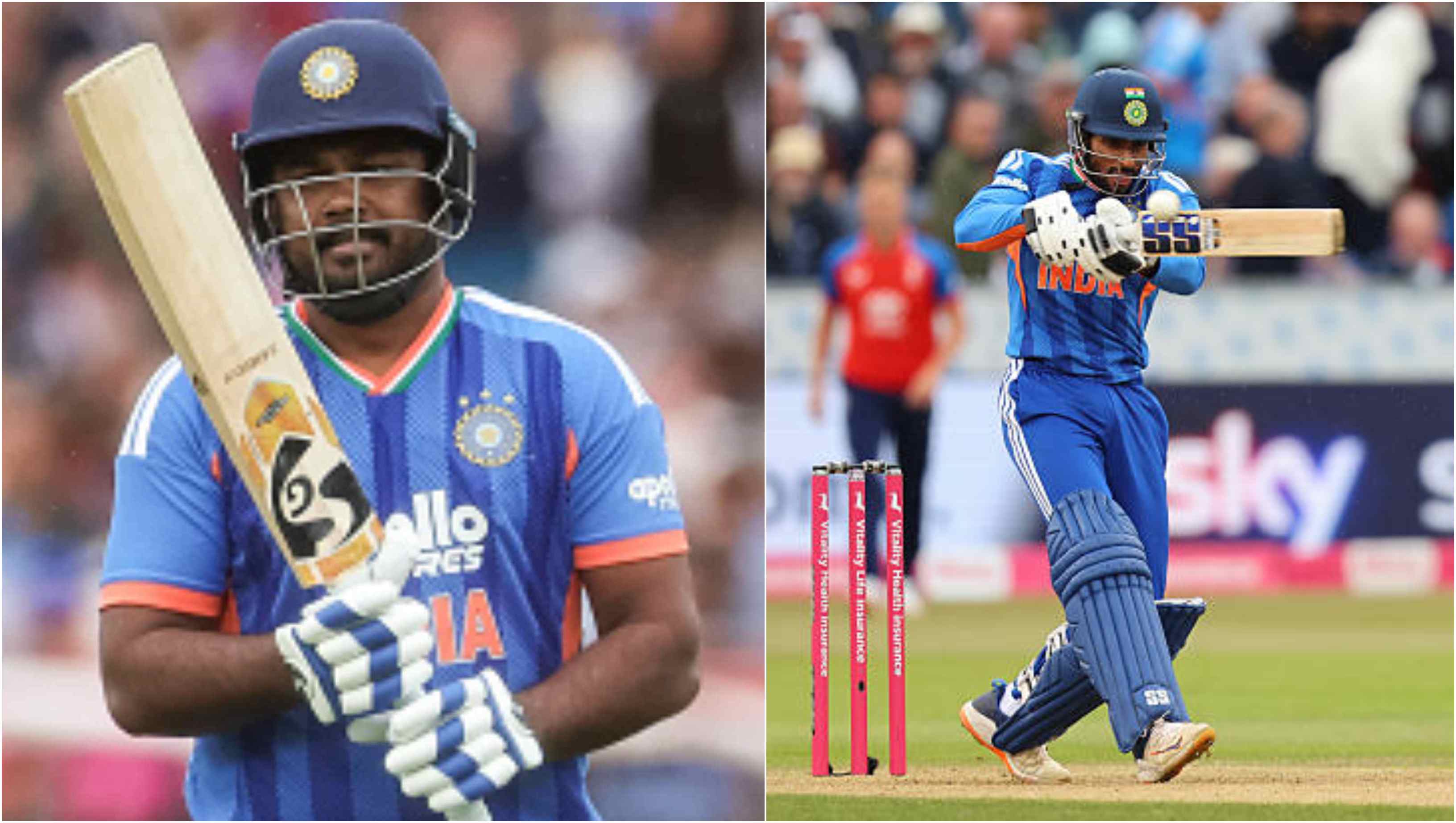 Sanju Samson and Tilak Varma | Getty