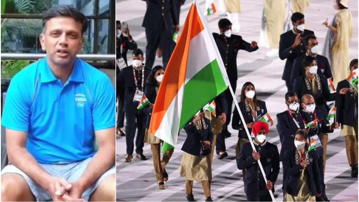 WATCH- Rahul Dravid urges everyone to cheer for Team India at Tokyo Olympics 2020