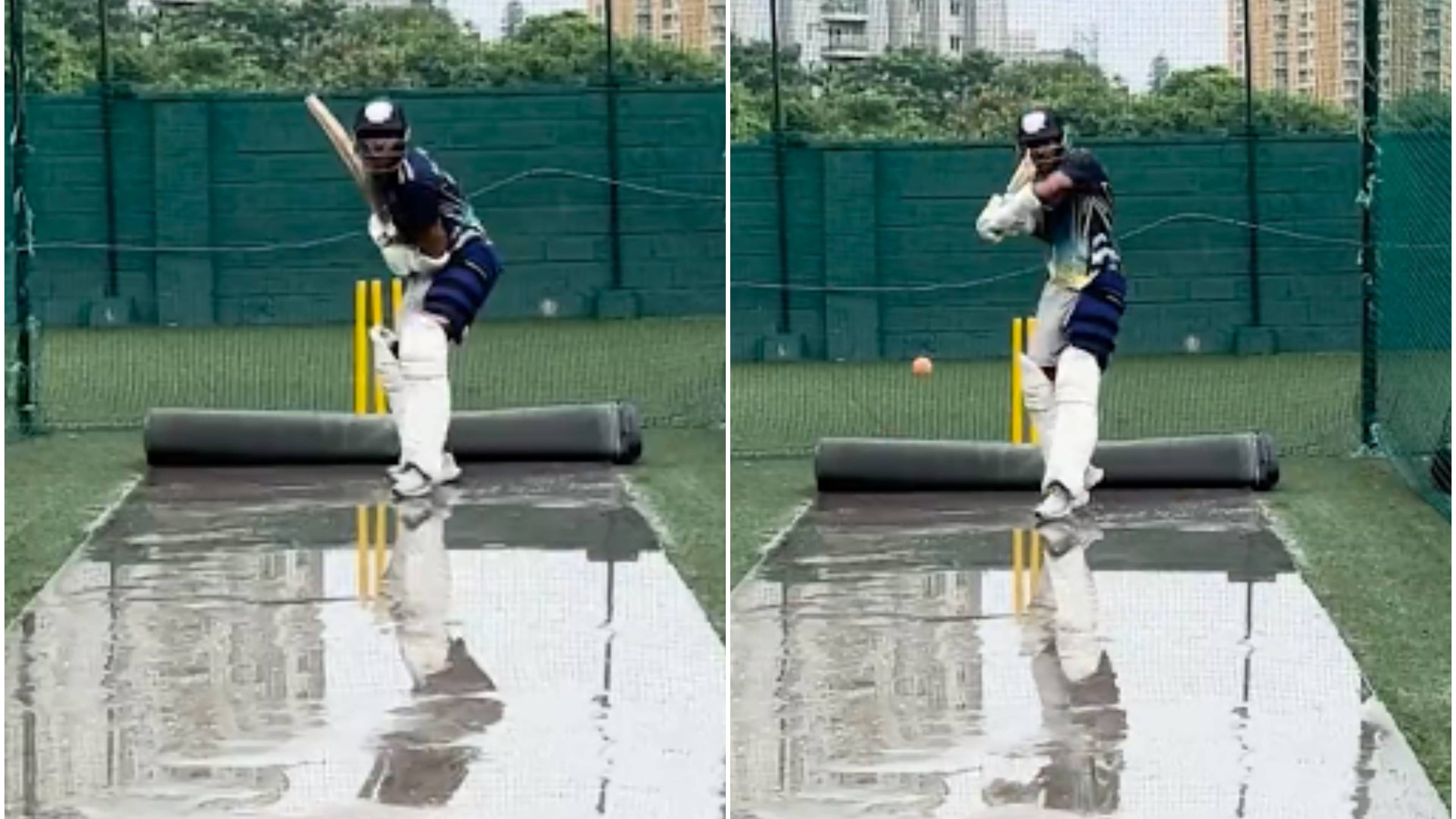 WATCH: Mayank Agarwal shares video of himself practicing on wet surface ahead of Duleep Trophy