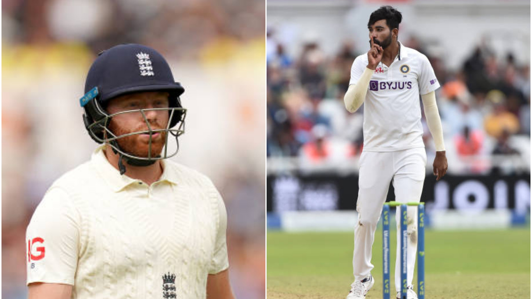 END v IND 2021: 'There wasn't anything Siraj said to me and vice versa'- Bairstow on Siraj's 'silent' send-off