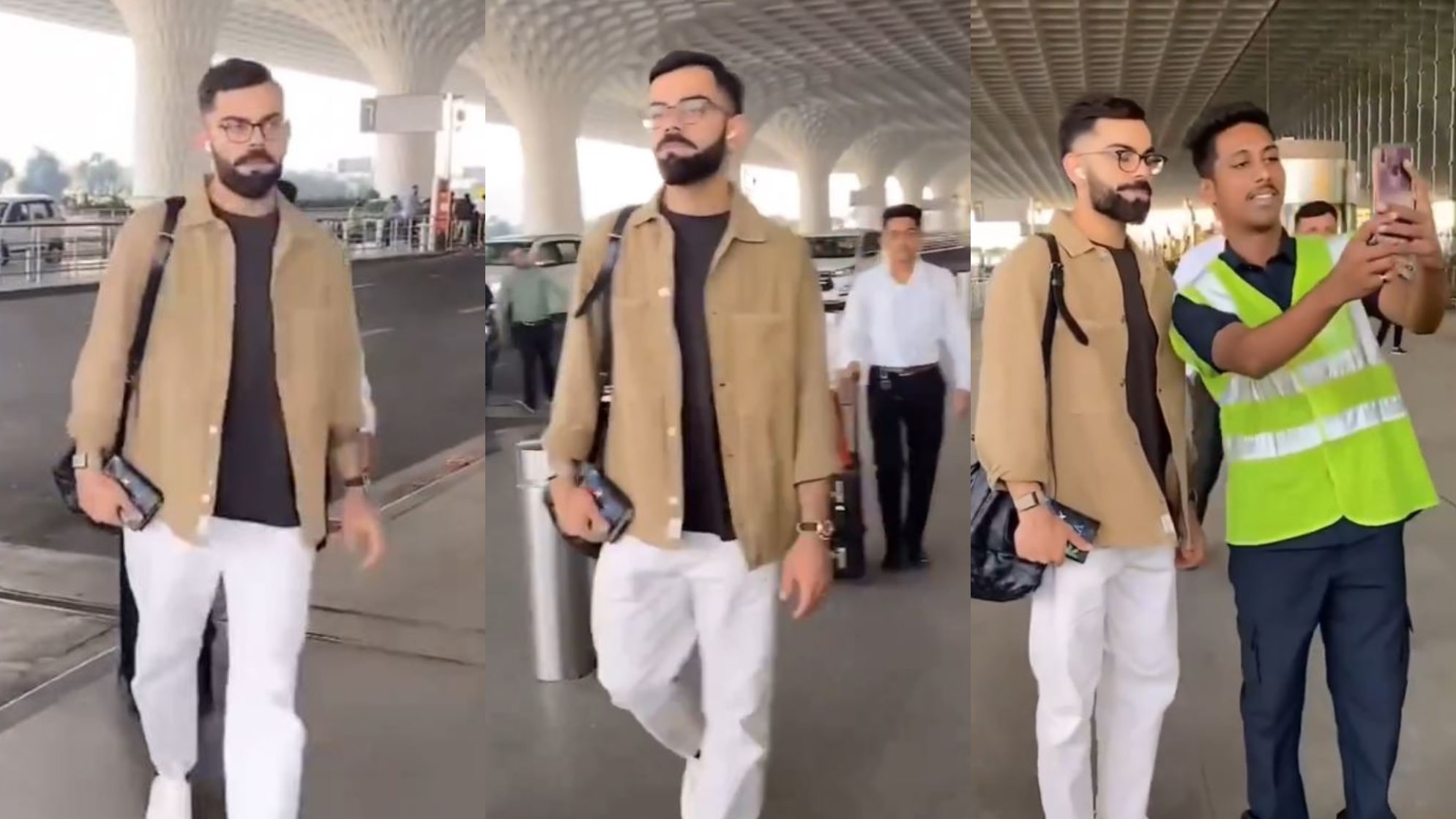 SA v IND 2023-24: WATCH- Virat Kohli clicked at Mumbai airport on his way to South Africa for Test series