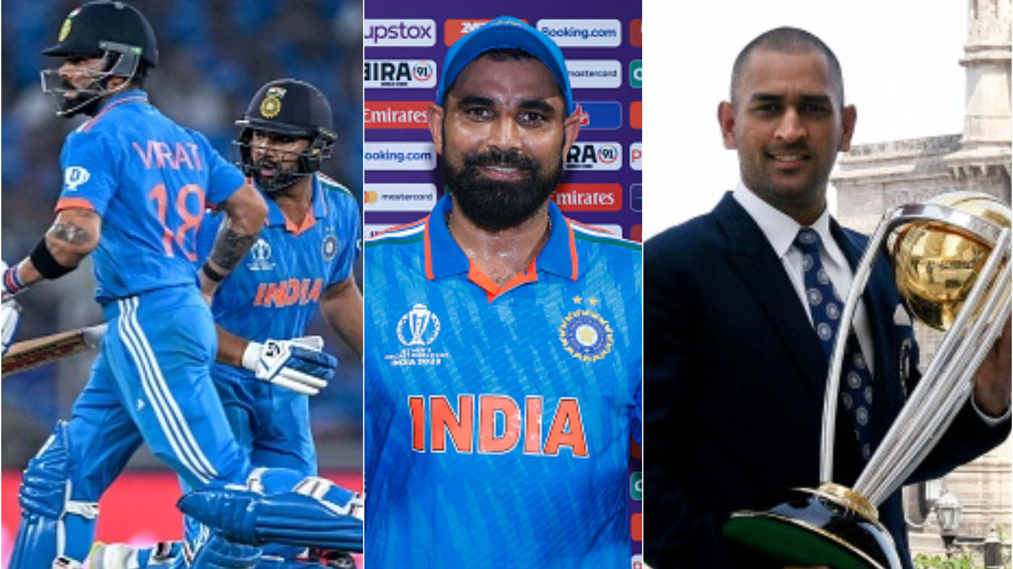 Shami picks Kohli as the best and Rohit as most dangerous batter, but names Dhoni as best captain