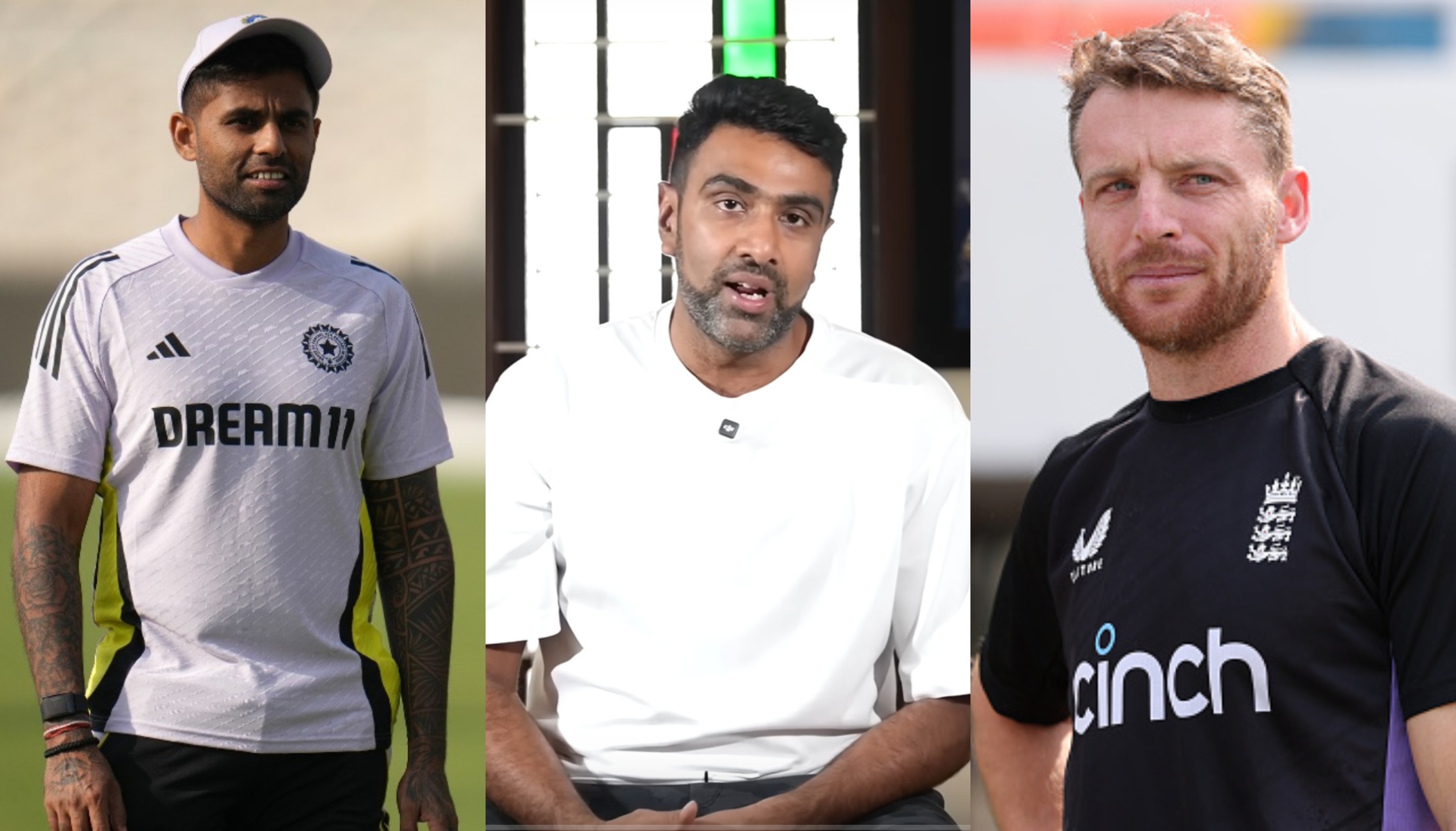 Suryakumar Yadav and Jos Buttler, R Ashwin | Getty