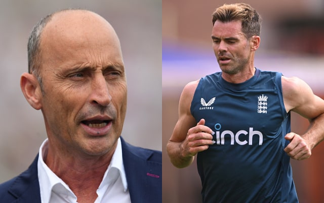 Nasser Hussain and James Anderson | Getty Images