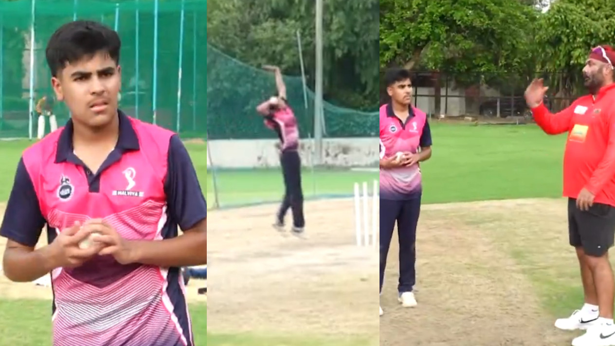 WATCH: Virat Kohli’s nephew Aryaveer works hard in nets; coach Sarandeep Singh calls him a rising star