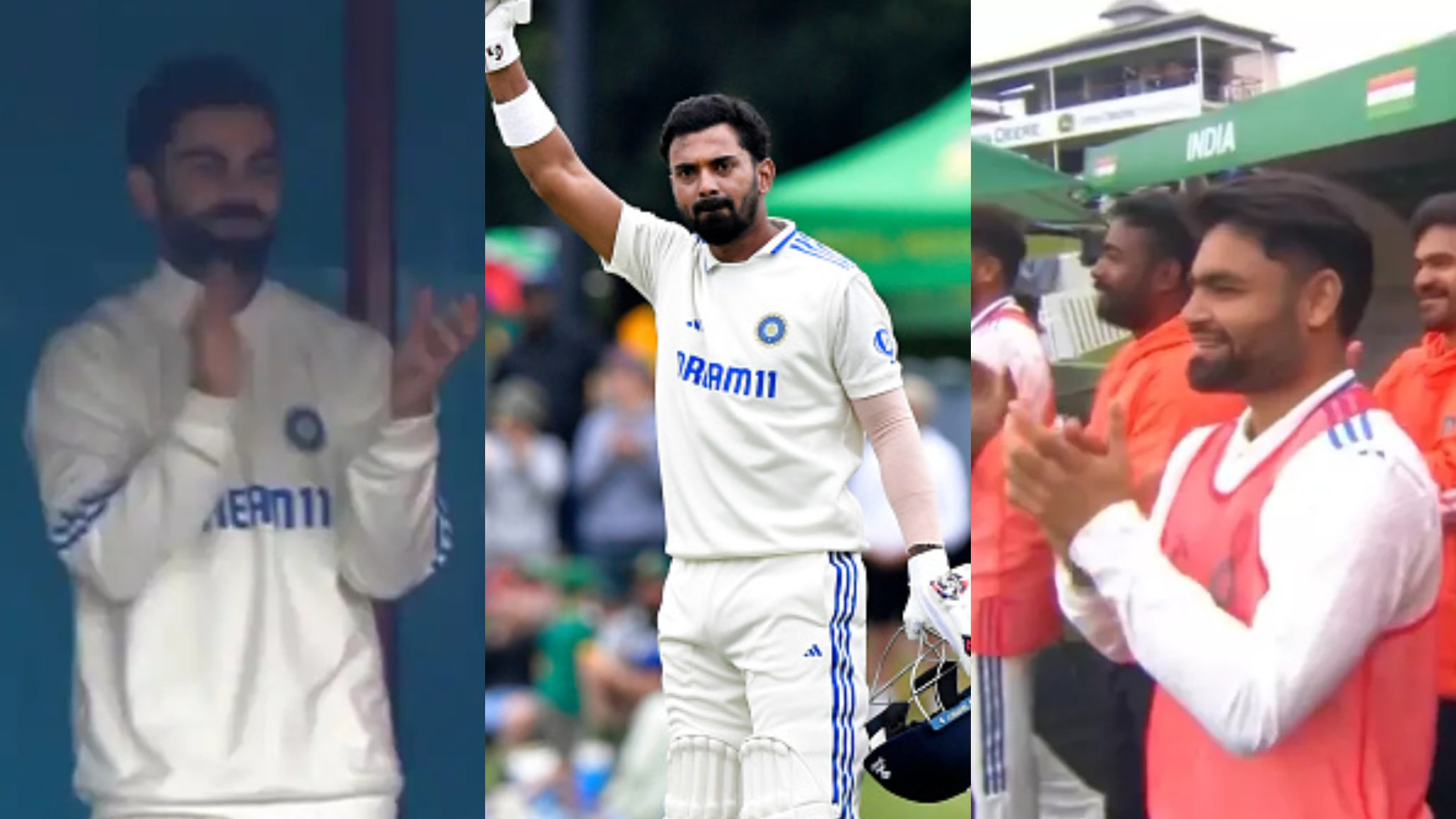 SA v IND 2023-24: WATCH- Virat Kohli and Rinku Singh's standing ovation to KL Rahul after his amazing ton