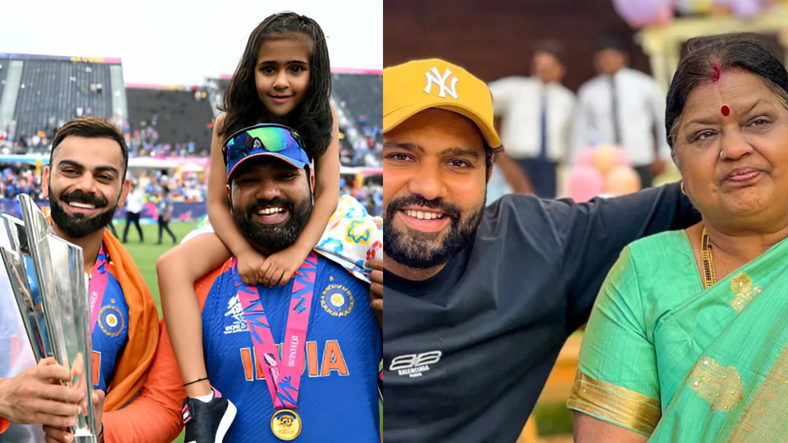 'Nation on his back, Brother on his side'- Rohit Sharma’s mother’s emotional post after T20 World Cup 2024 win