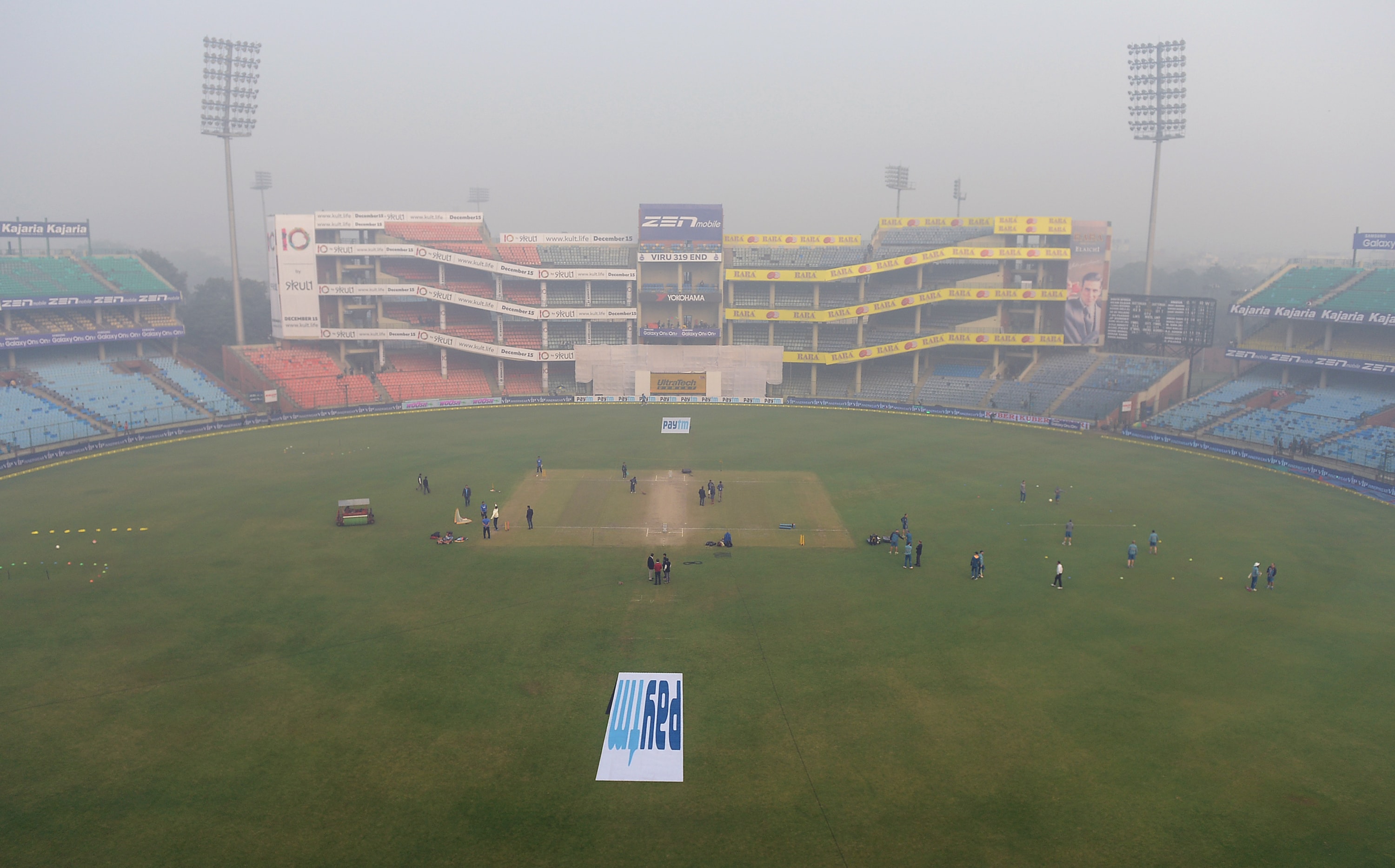 File photo of Arun Jaitley Stadium in Delhi in winters | X