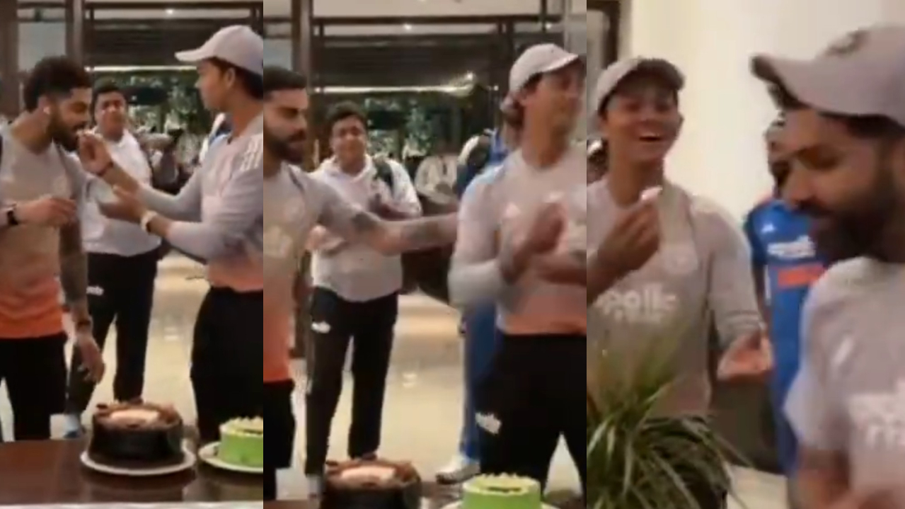 Rohit Sharma refused to eat cake from Jaiswal citing his strict diet | X