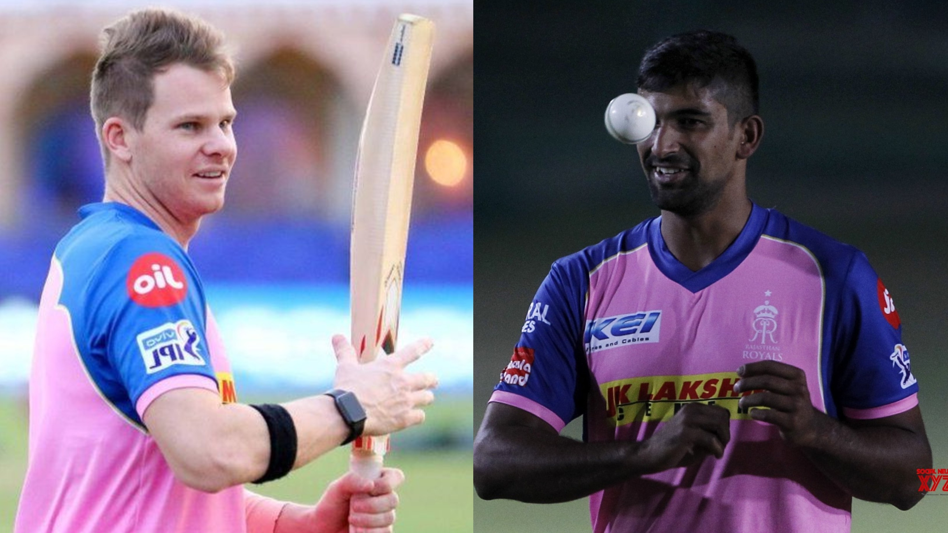 IPL 2020: WATCH - Steve Smith hilariously reacts to Ish Sodhi's facial hair query 