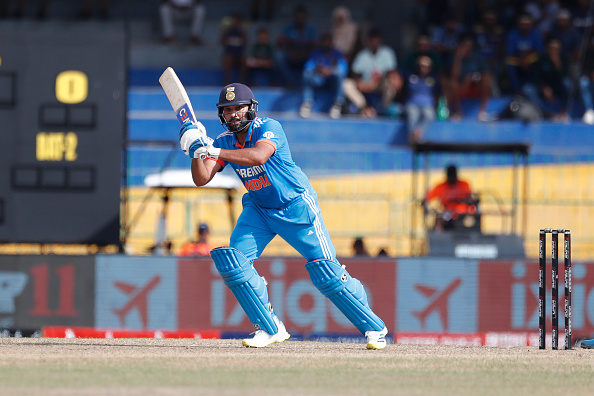 Rohit Sharma completed 10,000 runs in ODIs during his knock against Sri Lanka | Getty