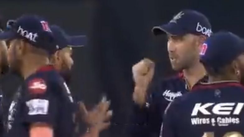 Virat Kohli and Glenn Maxwell playing ‘Rock-Paper-Scissor’ | Screengrab