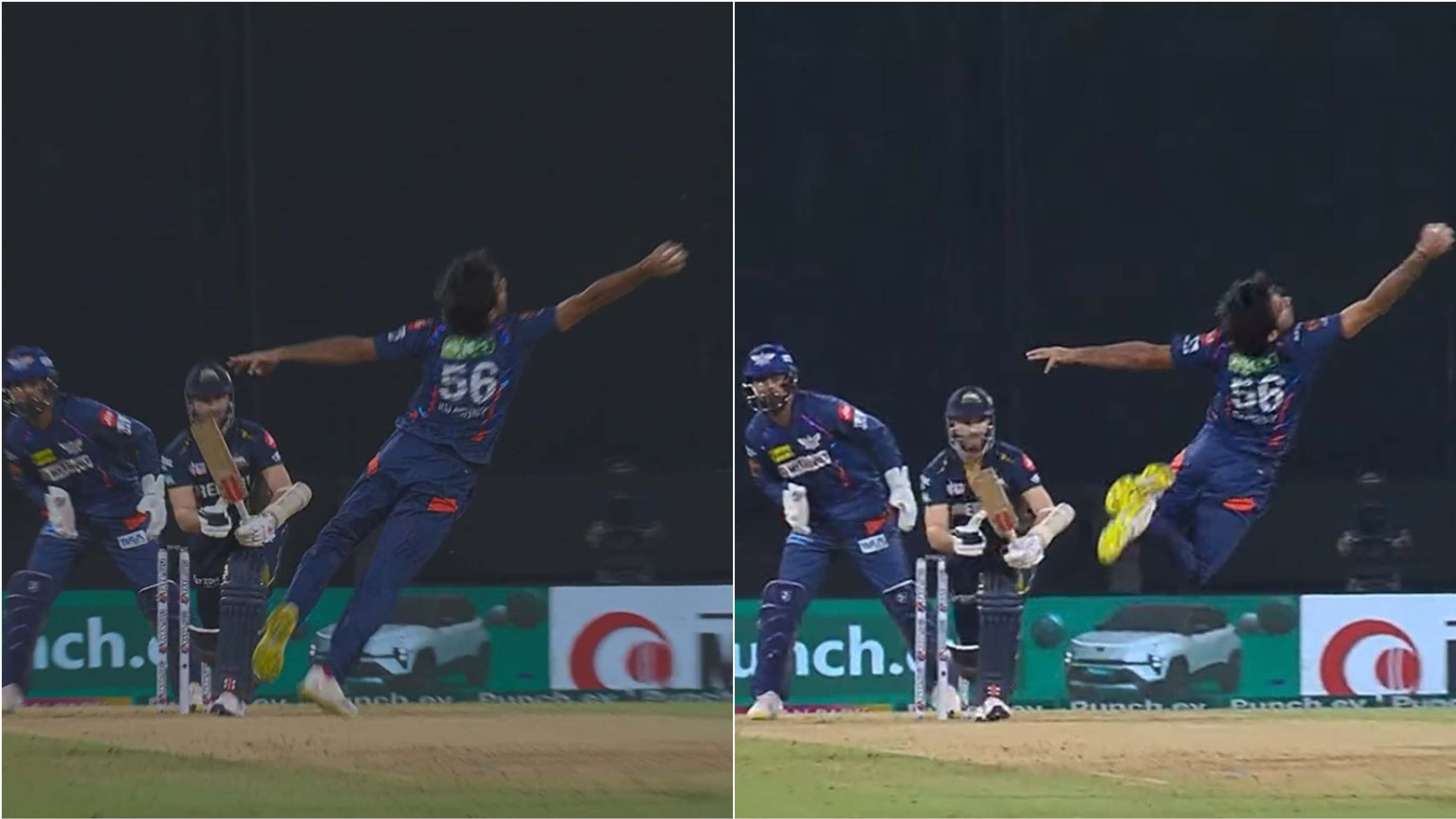 IPL 2024: WATCH – Ravi Bishnoi pulls off one-handed screamer in his follow-through to dismiss Kane Williamson