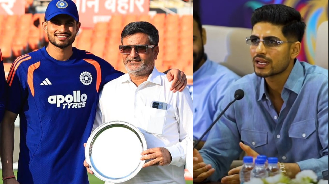 Shubman Gill with his father Lakhwinder Singh | INstagram