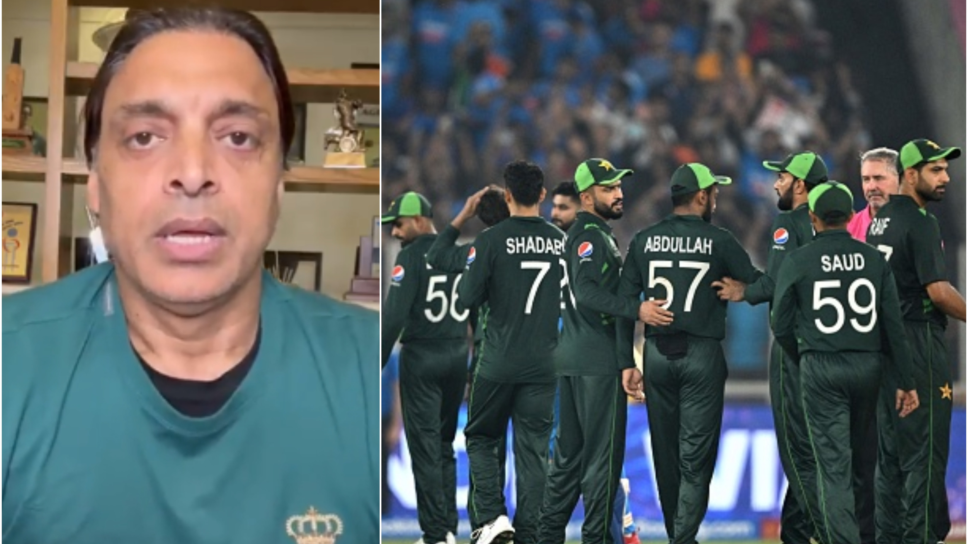 CWC 2023: “Aapne umeed nahi haarni…,” Shoaib Akhtar’s advice to Pakistan team after crushing loss vs India