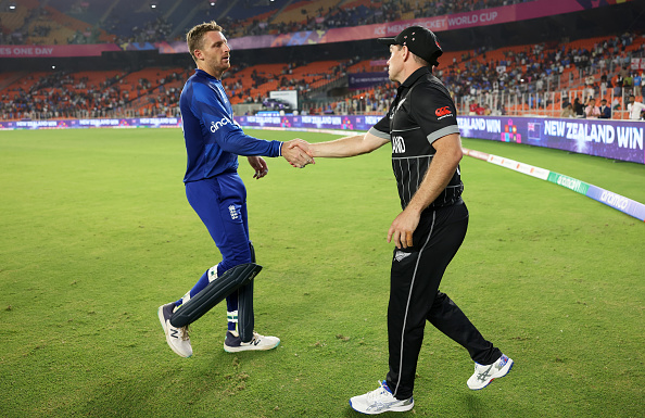 Jos Buttler and Tom Latham | Getty Images