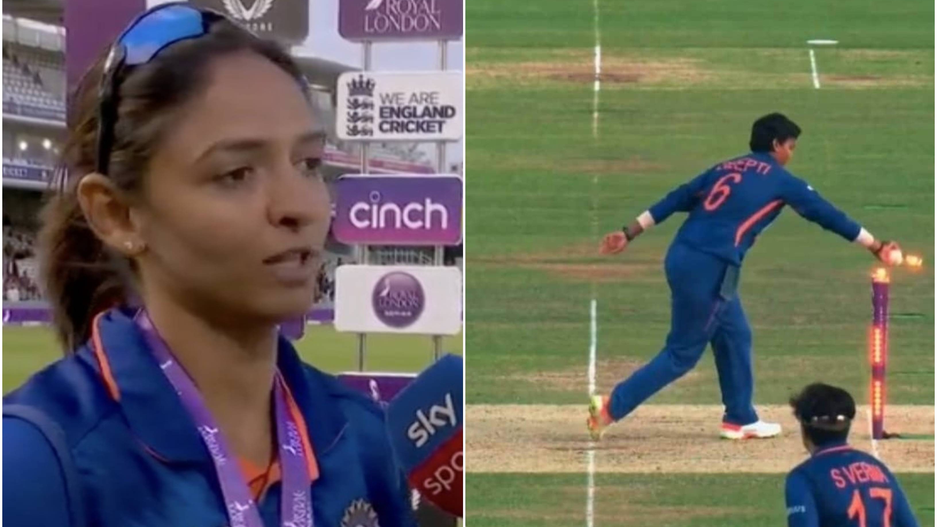 ENGW v INDW 2022: WATCH – “It’s part of the game,” Harmanpreet Kaur on Deepti Sharma's run out of Charlotte Dean