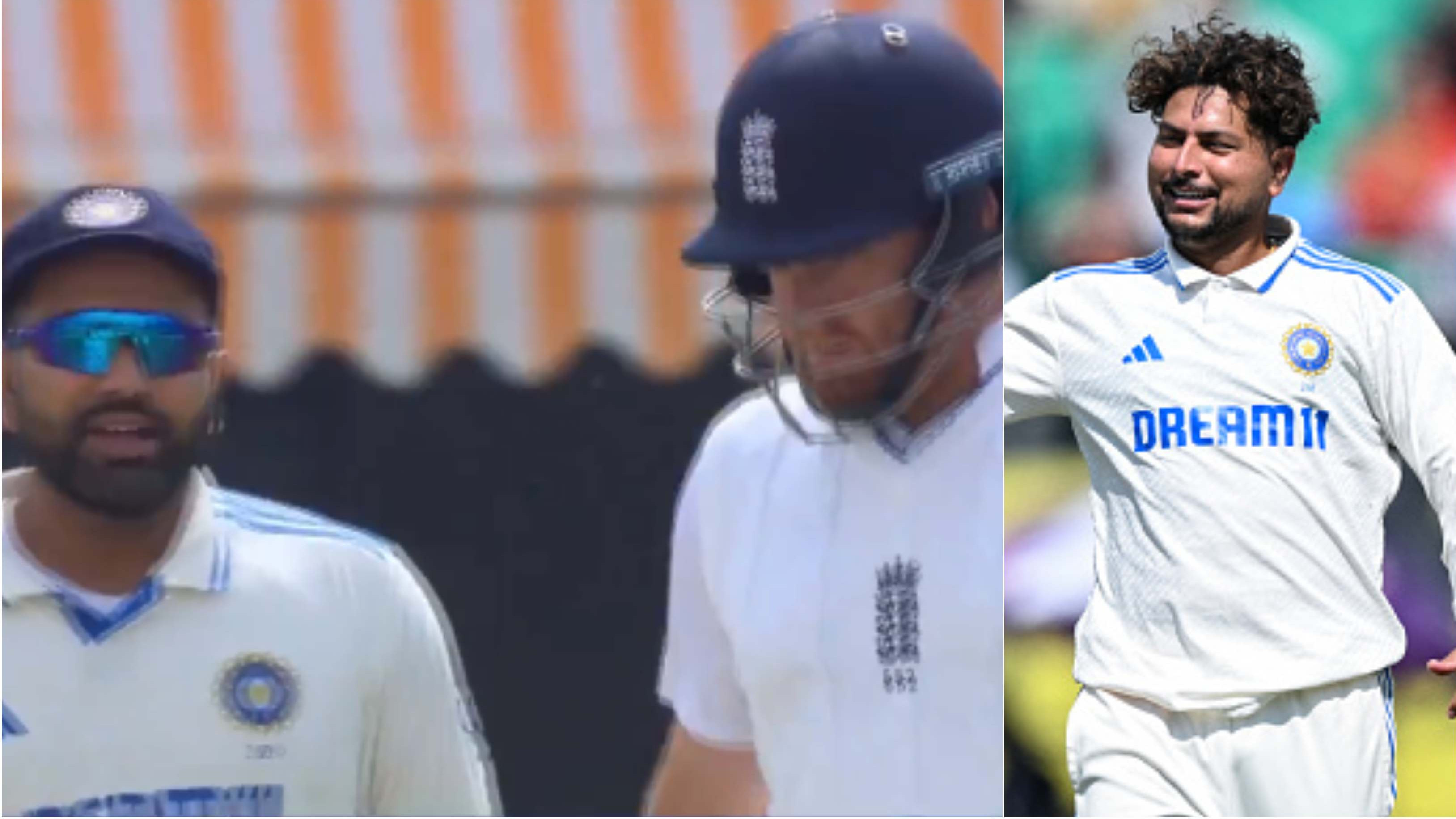 IND v ENG 2024: WATCH – “Isko toh kuch bhi daal,” Rohit’s hilarious conversation with Kuldeep caught on stump mic