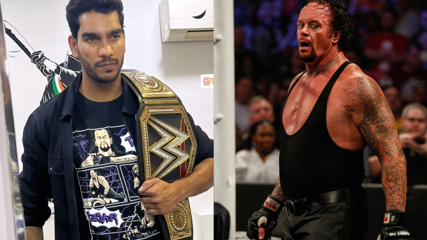 Venkatesh Iyer flaunts WWE belt days after asking The Undertaker for a signed one