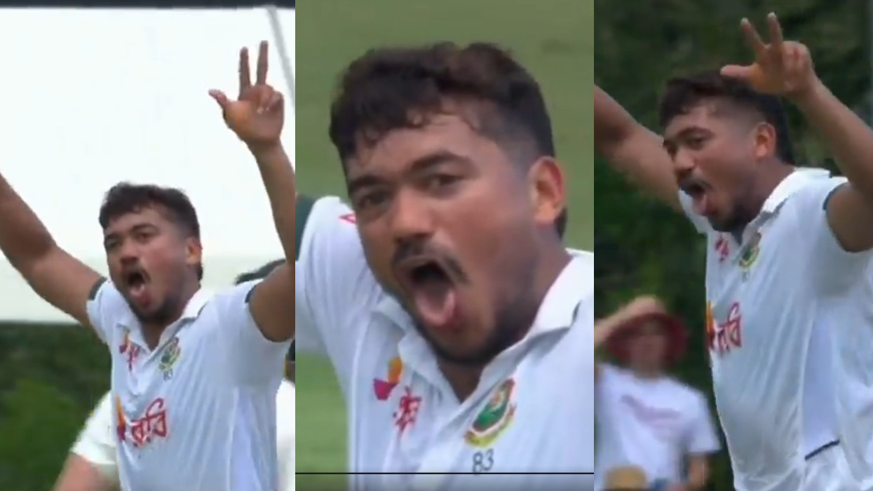WATCH- Taskin Ahmed’s bizarre celebration after dismissing Cameron Green goes viral in ongoing 1st AUS v BAN Test