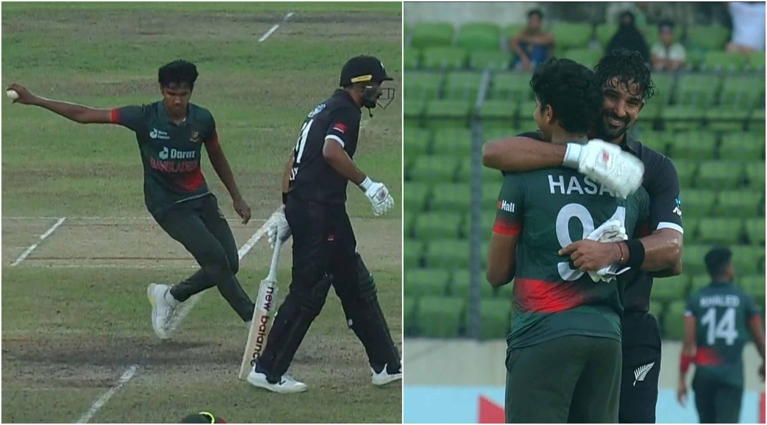 Ish Sodhi and Hasan Mahmud | FanCode/X