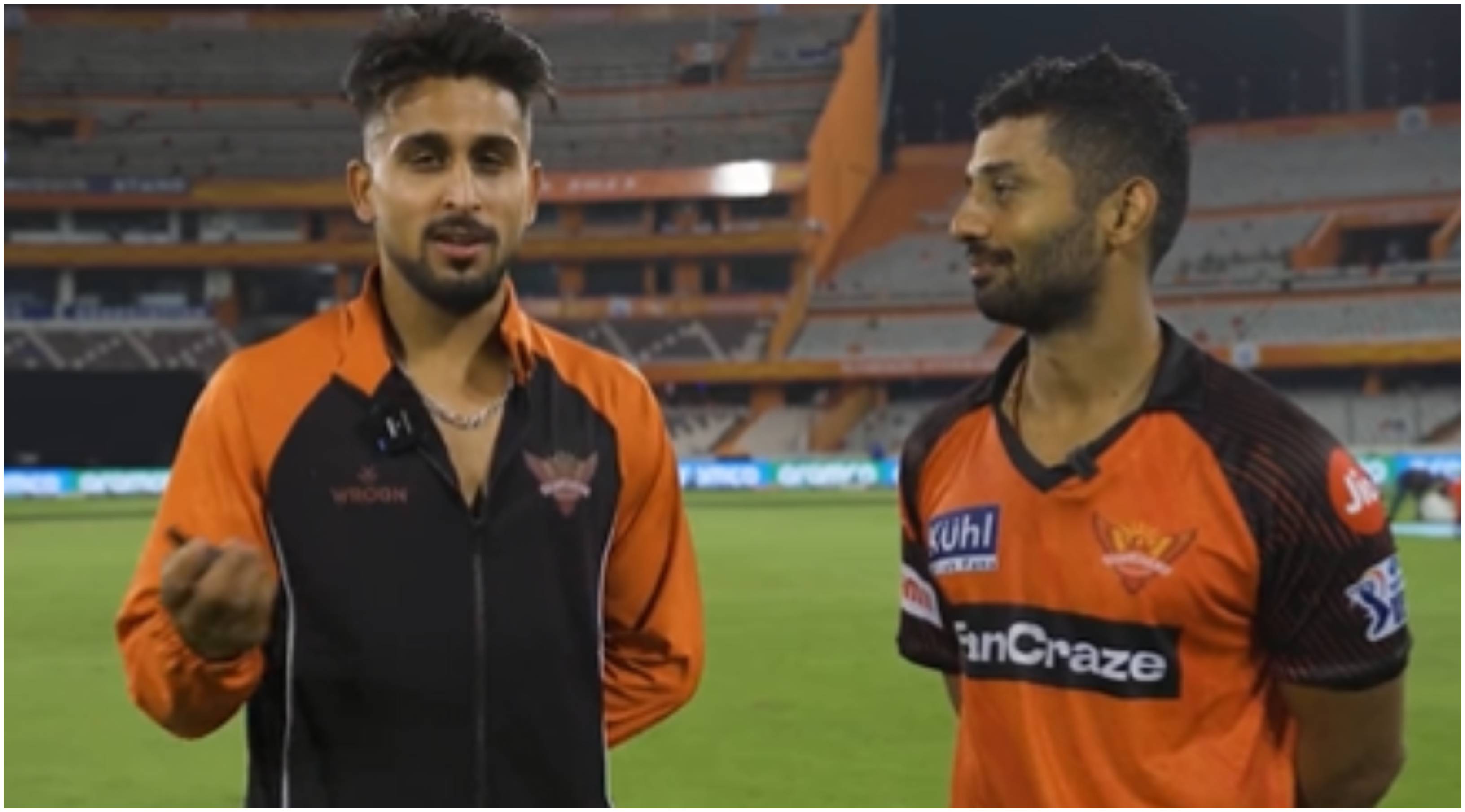 Umran Malik and Rahul Tripathi | BCCI-IPL