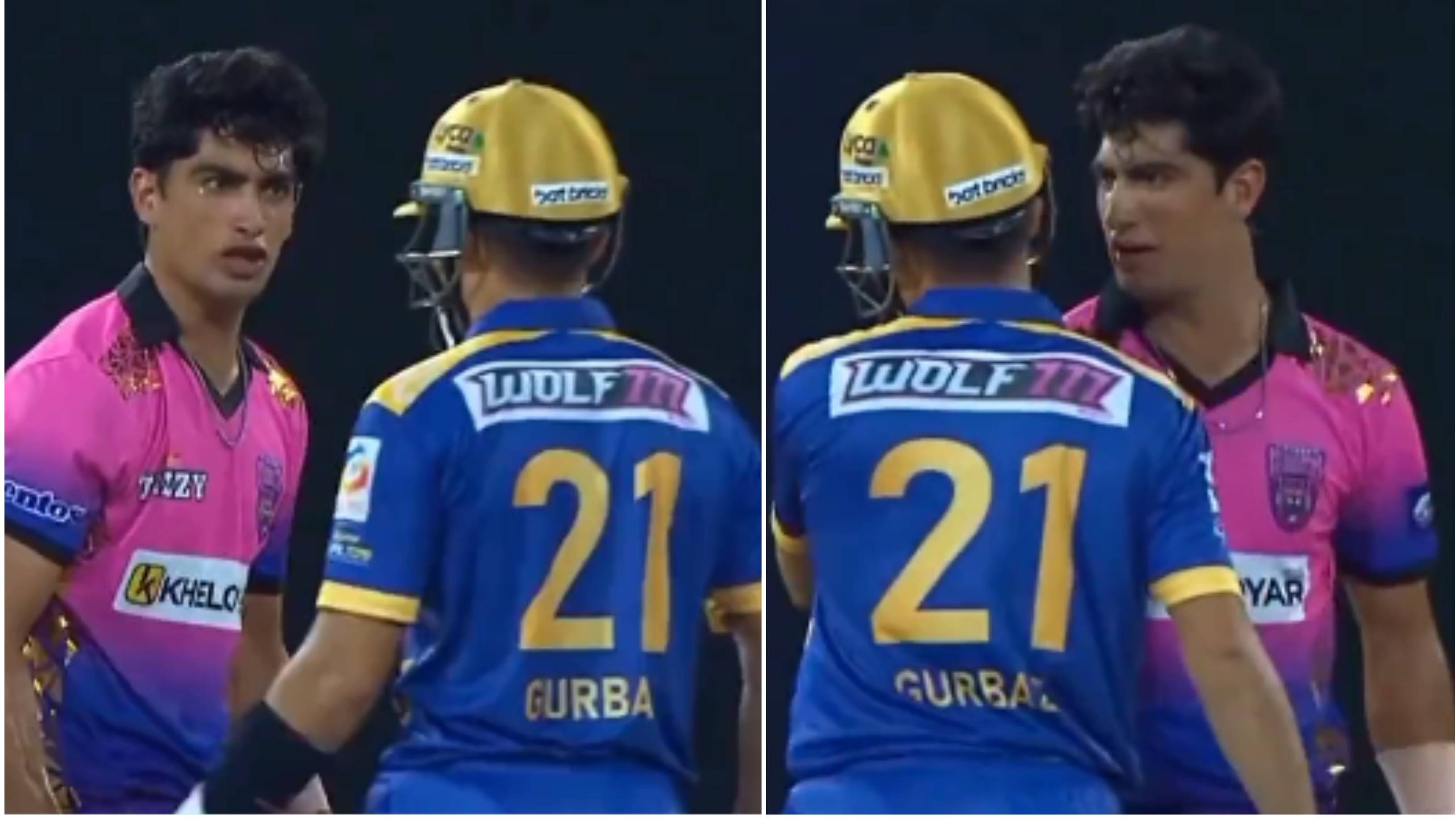 WATCH: Naseem Shah rejoices Rahmanullah Gurbaz's wicket with animated send-off in LPL 2023 opener