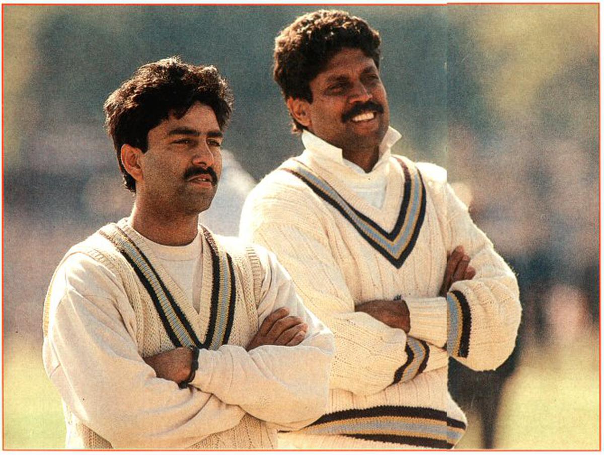 Manoj Prabhakar and Kapil Dev | Photo Credit: THE HINDU PHOTO ARCHIVES 