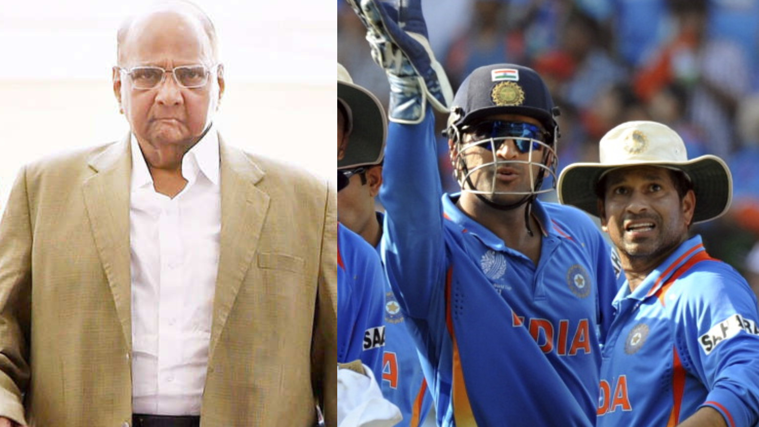 Sharad Pawar reveals it was Sachin Tendulkar who suggested MS Dhoni should captain India