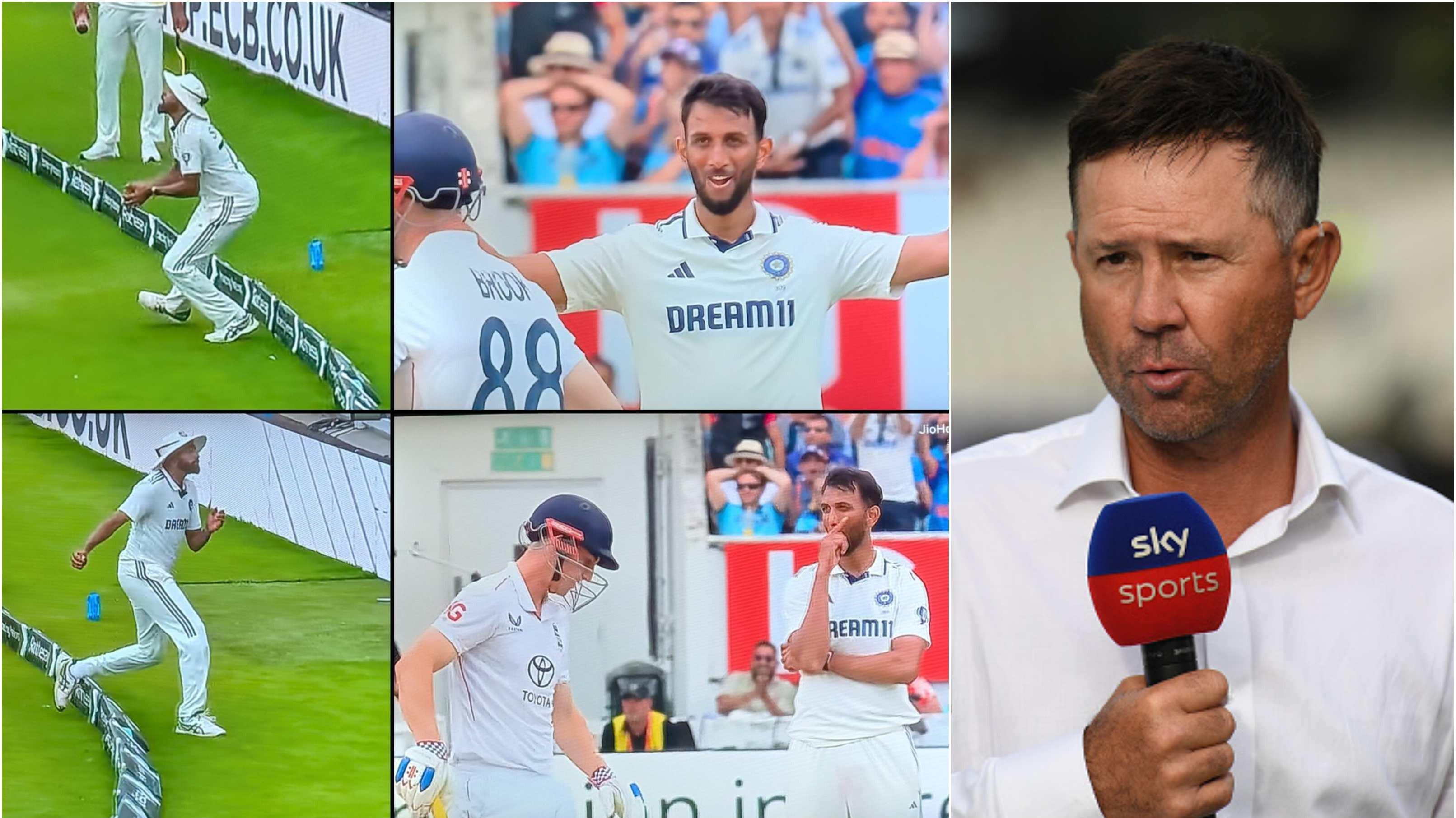 ENG v IND 2025: “He wasn't thinking at all,” Ponting slams Siraj for costly fielding error to give lifeline to Brook