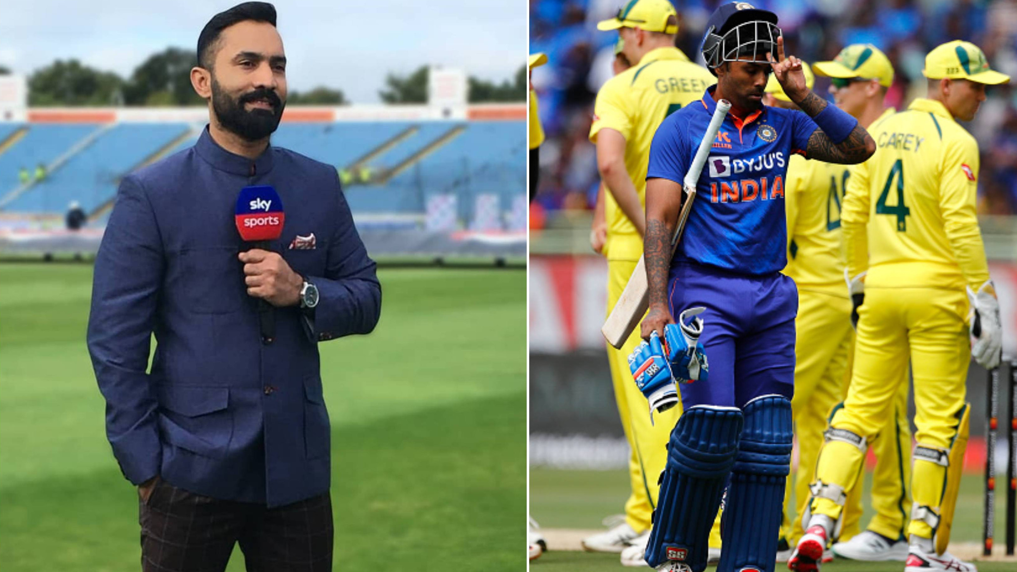 IND v AUS 2023: “Suryakumar in ODIs is a non-negotiable,” opines Dinesh Karthik