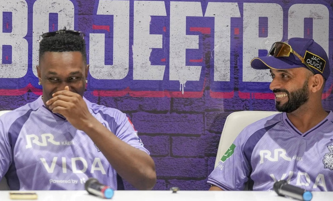 Dwayne Bravo reacts after his inappropriate comments gets caught on live mic | KKR X