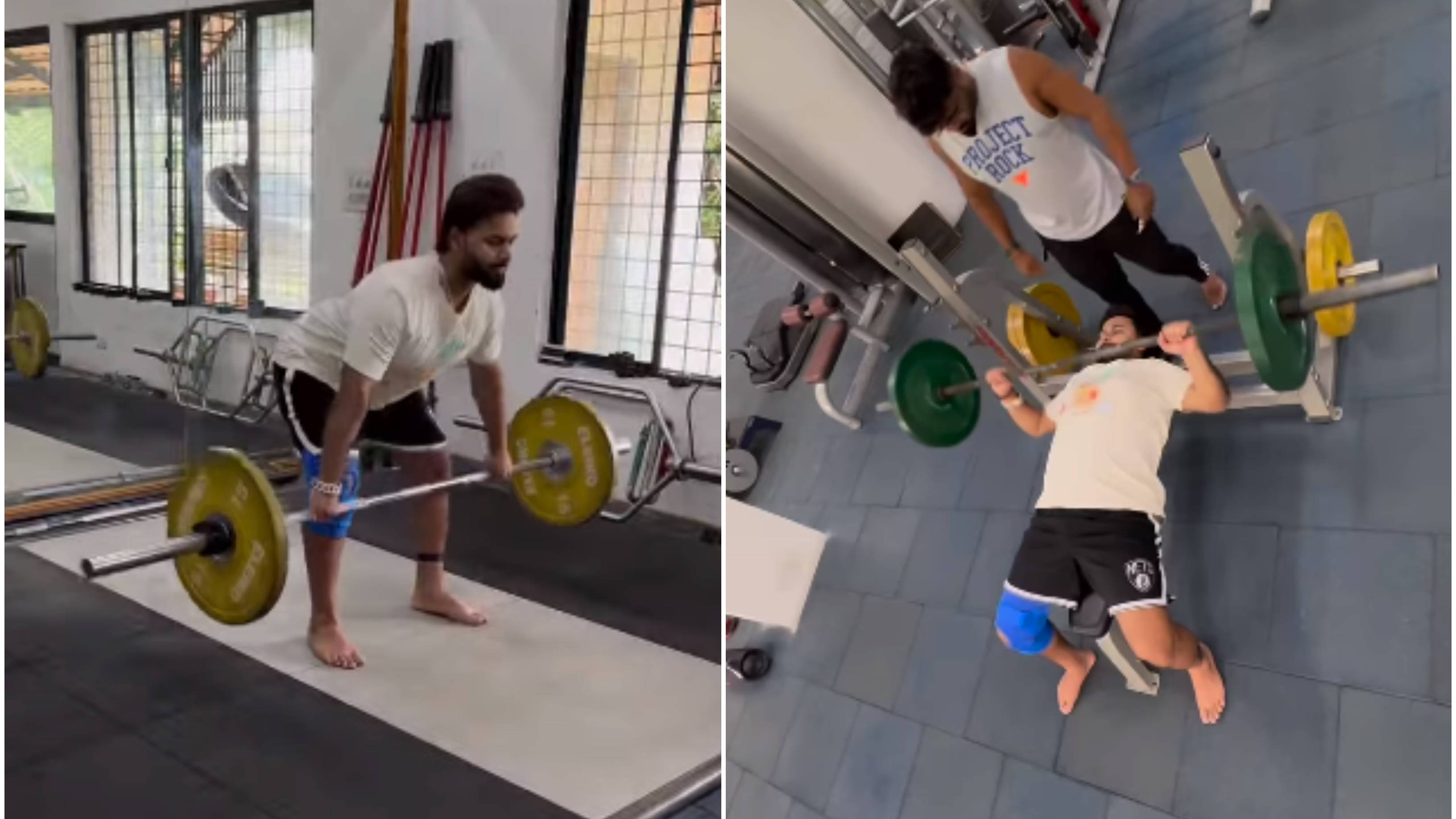 WATCH: “You get what you work for,” Rishabh Pant aces weight lifting exercises in gym