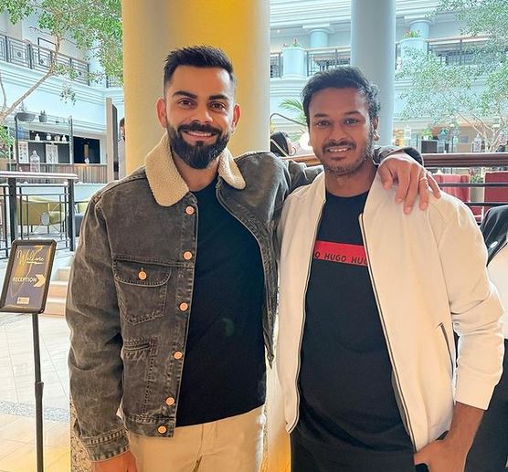 Virat Kohli and D Ravi Teja | Instagram