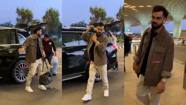 IND v AFG 2024: WATCH - Fans buzzing about Virat Kohli's 'Beast' as he departs for Indore ahead of 2nd T20I