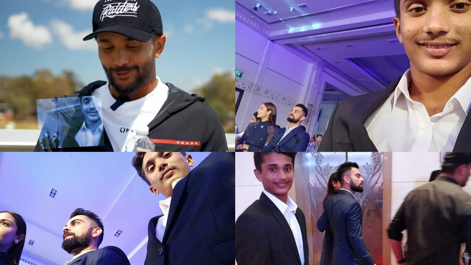 BGT 2024: WATCH- Nitish Kumar Reddy shows old candid photos Virat Kohli, Anushka Sharma he took at an event