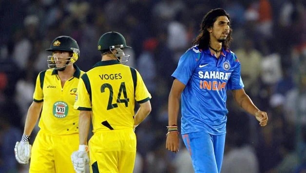 Ishant Sharma was smashed for 300 runs in Mohali ODI of 2013 series by James Faulkner