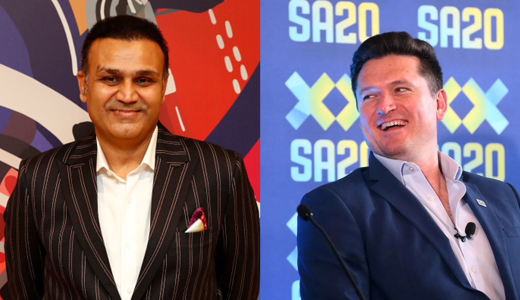 Sehwag replied to Smith's comments on ILT20 | Getty/ SA20