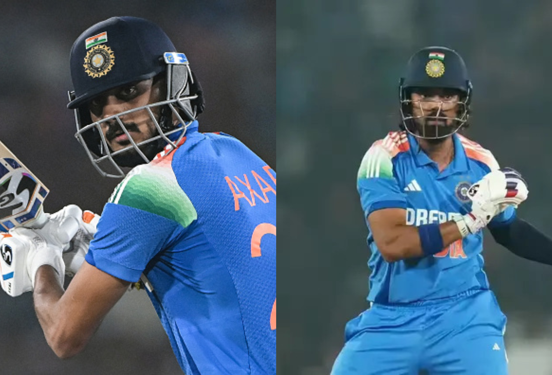 Axar Patel and KL Rahul | X