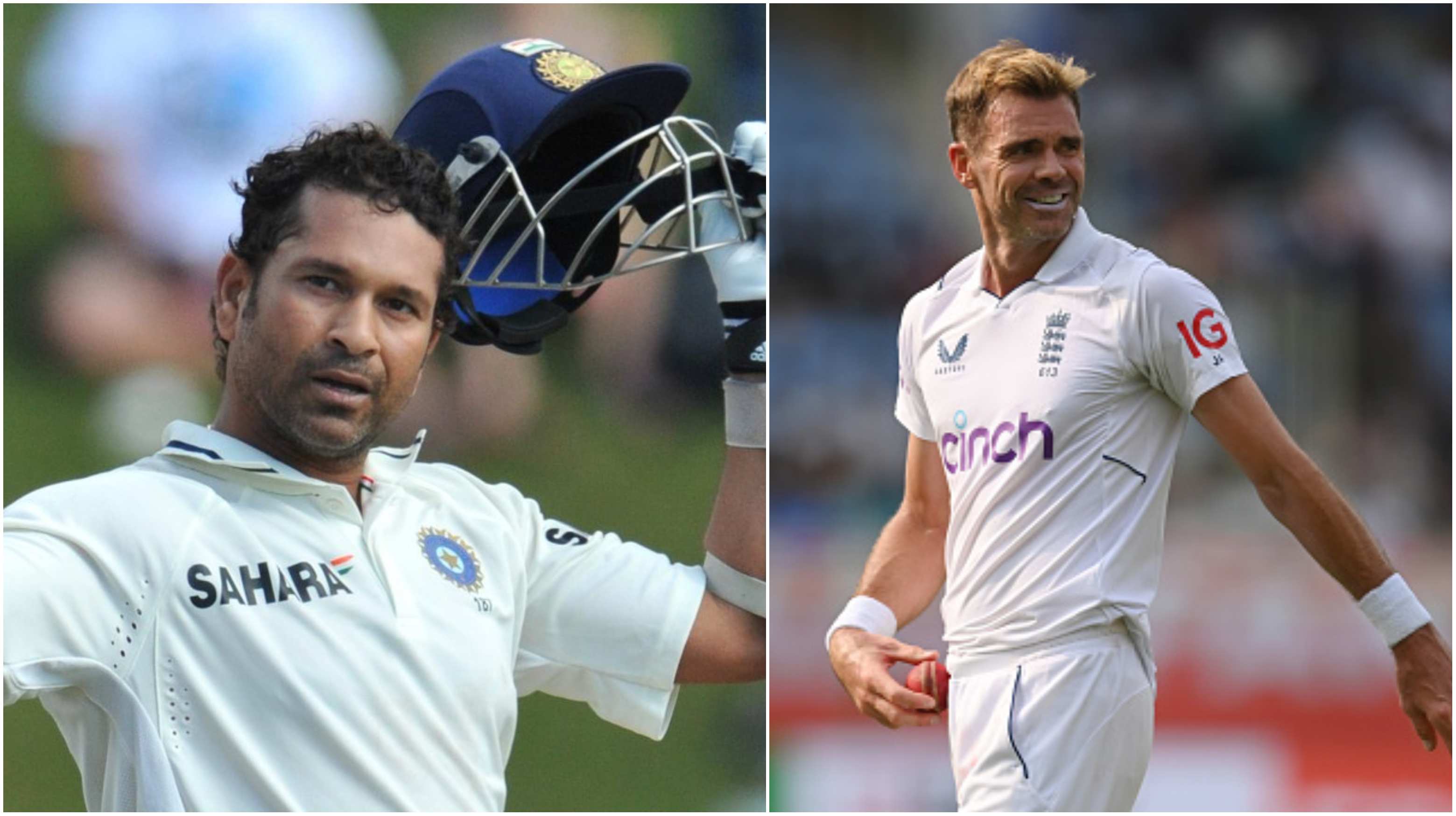 Sachin Tendulkar and James Anderson | Getty