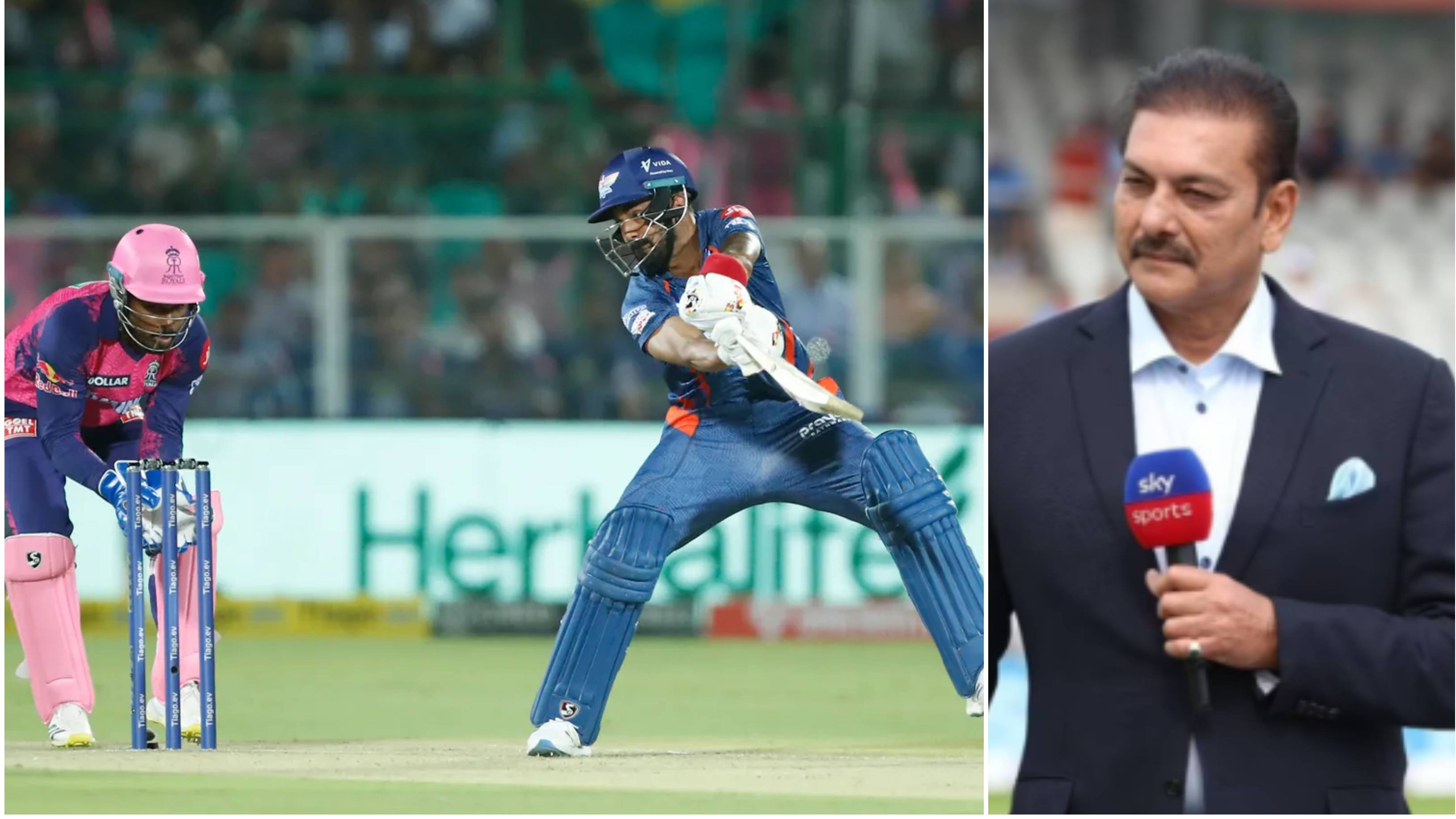 IPL 2023: “I don't buy it,” Ravi Shastri disagrees with KL Rahul’s reasoning of slow batting approach against RR