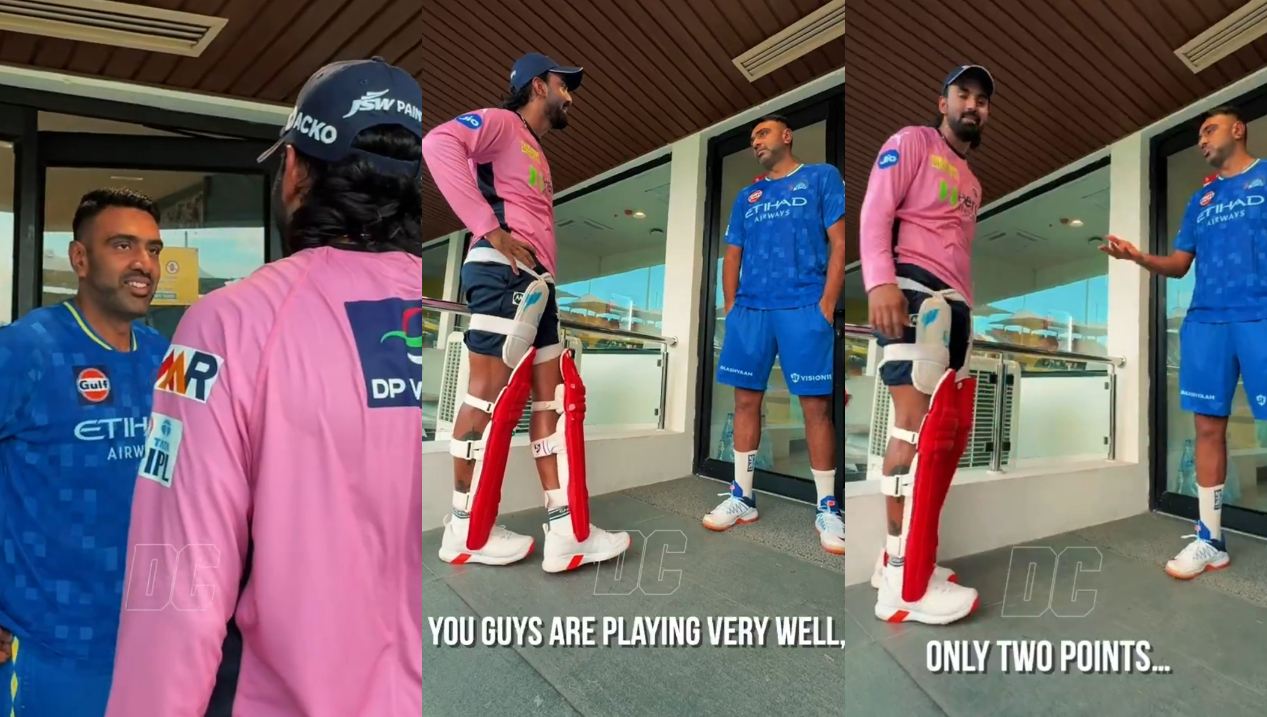 R Ashwin's hilarious request to KL Rahul ahead of CSK v DC match  |  DC X