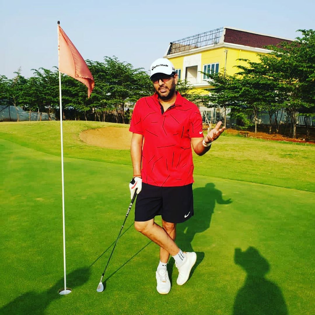 Yuvraj Singh at the golf course | Instagram