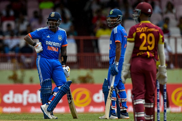 Suryakumar and Tilak Varma added 87 runs for 3rd wicket | Getty