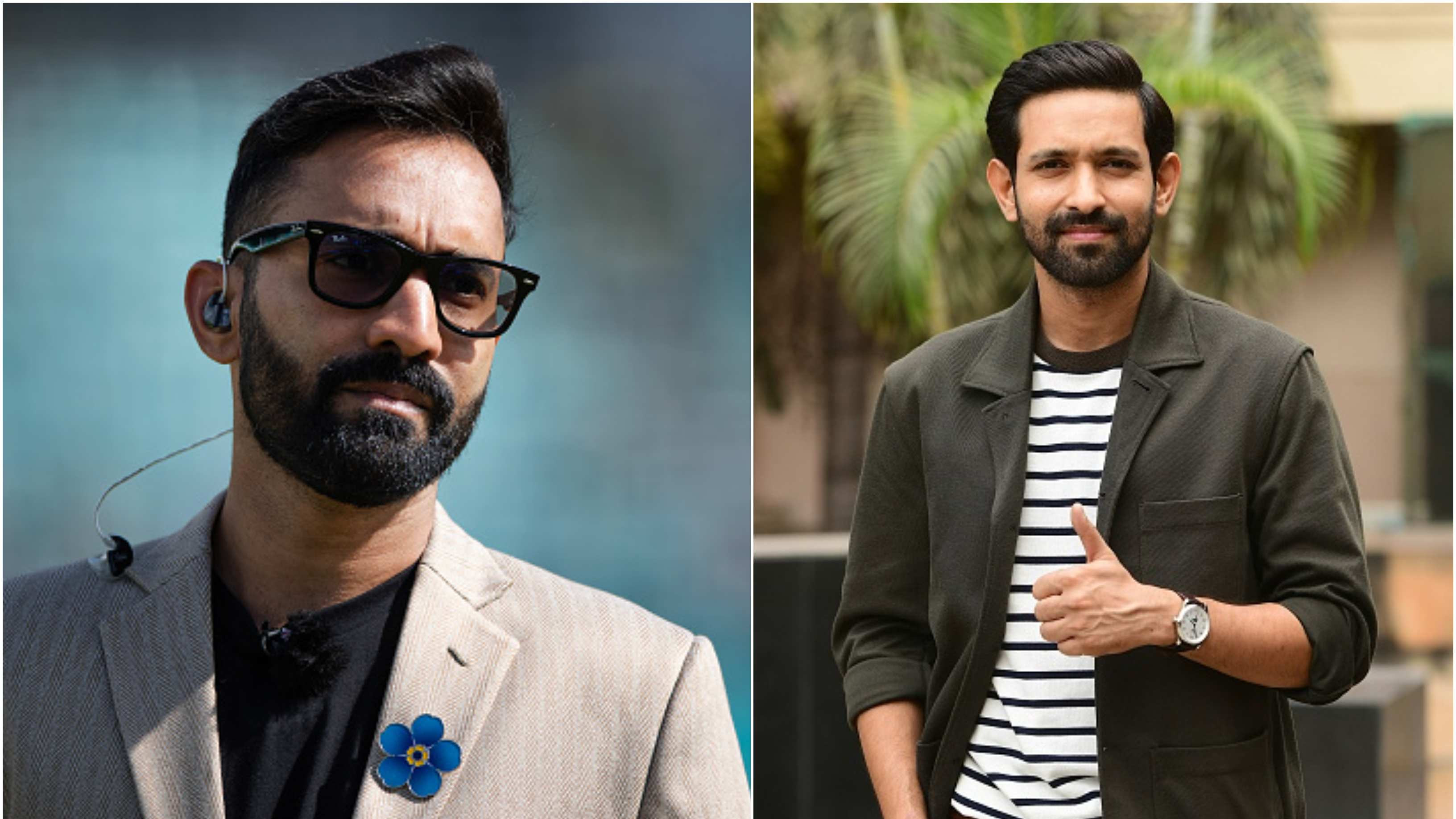 Dinesh Karthik shows his humorous side after being mistaken for Bollywood actor Vikrant Massey