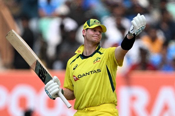 Steve Smith in Rajkot ODI | Getty