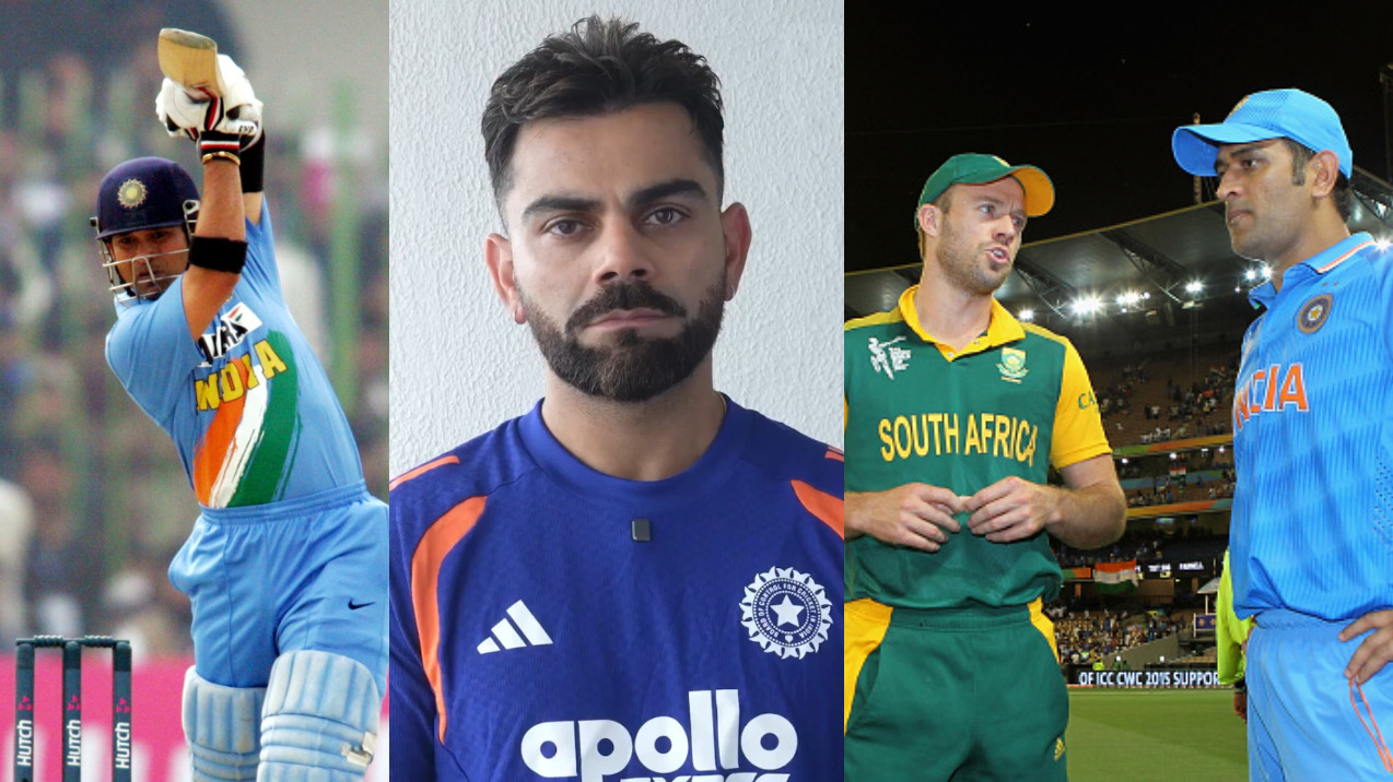 WATCH- Virat Kohli builds ultimate ODI batter; Sachin Tendulkar picked for his straight drive; AB de Villiers pips MS Dhoni