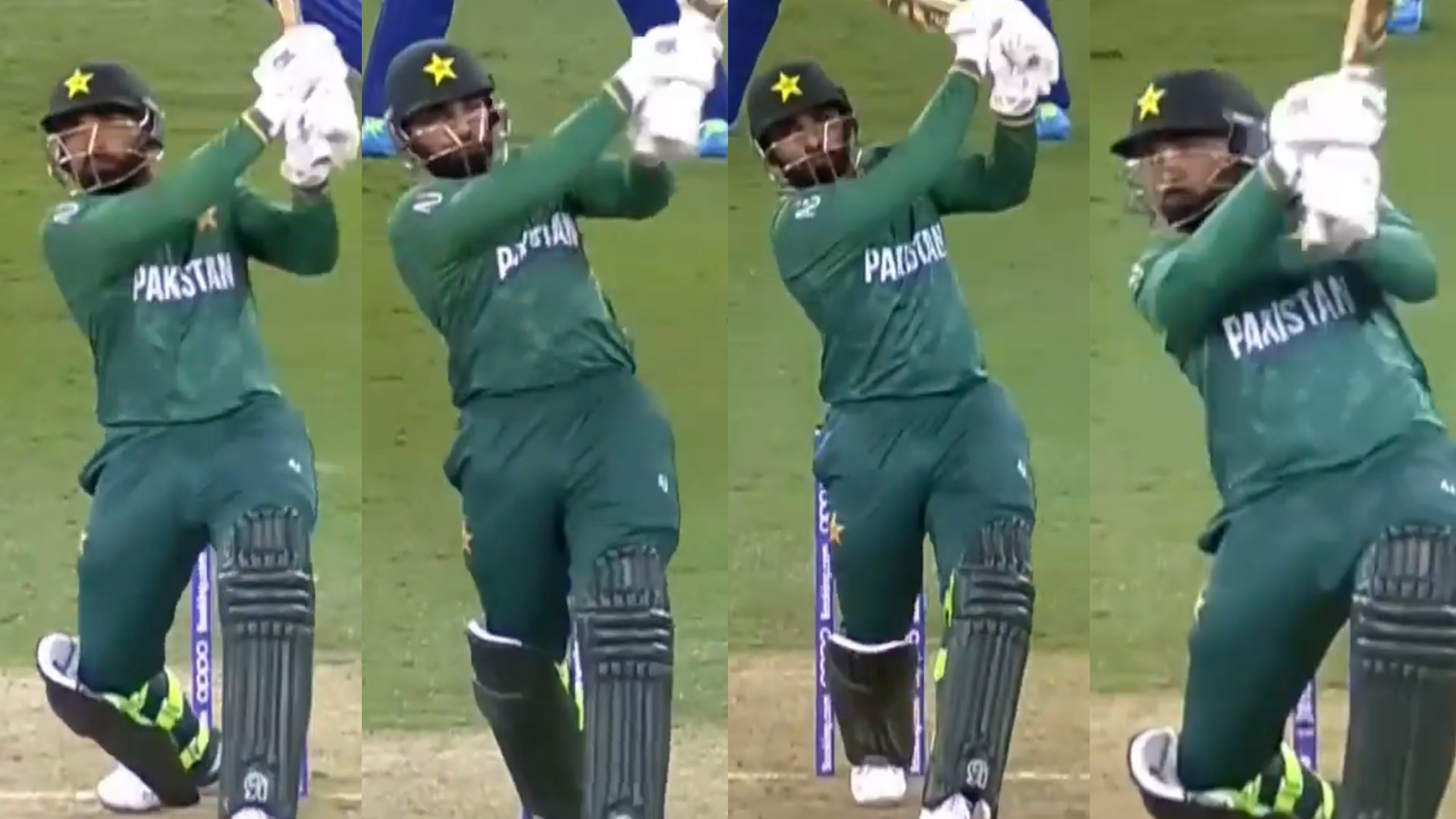 T20 World Cup 2021: WATCH - Asif Ali smashes four sixes off Karim Janat's over to win game for Pakistan