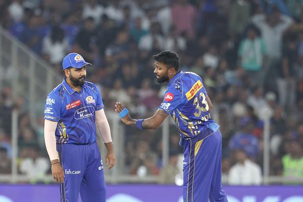 Rohit Sharma and Hardik Pandya MI | Getty